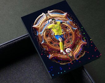 NEU! Armatis Cristiano Ronaldo Al Nassr Prism Fußball Fußball Sport Karte