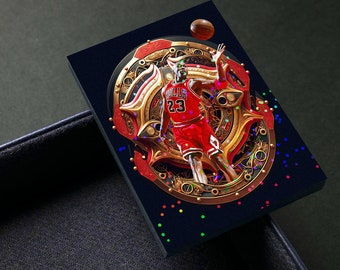 NEW! Armatis Michael Jordan Chicago Bulls Unbranded Basketball Prism Card