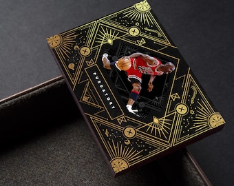 Purgatory Michael Jordan Chicago Bulls Unbranded Basketball Front Gold Card