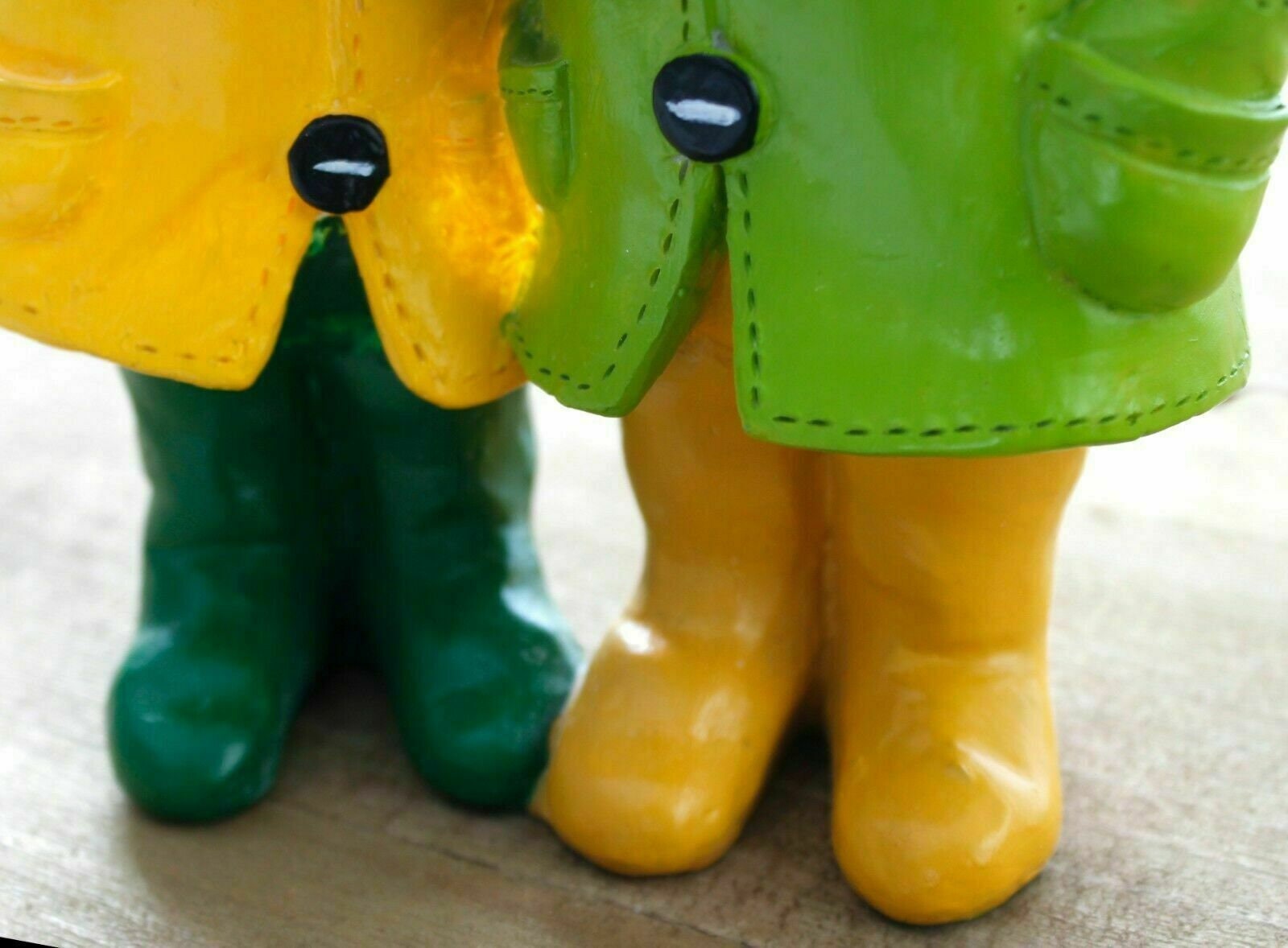 Duck Garden Ornament Couple Love Statues Umbrella Outdoor Etsy UK