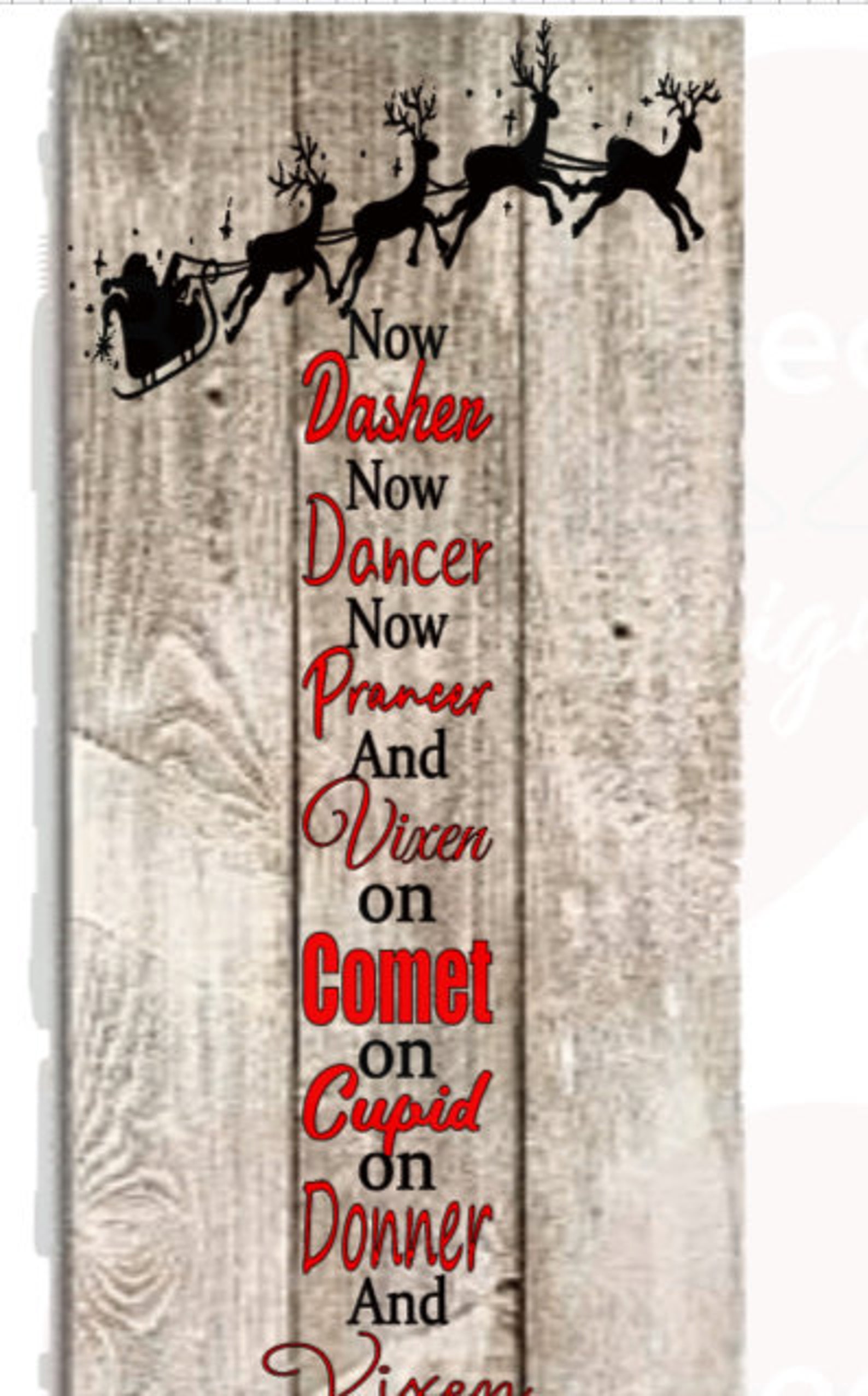 Download He called them by name Reindeer SVG Cricut Vinyl Layered ...