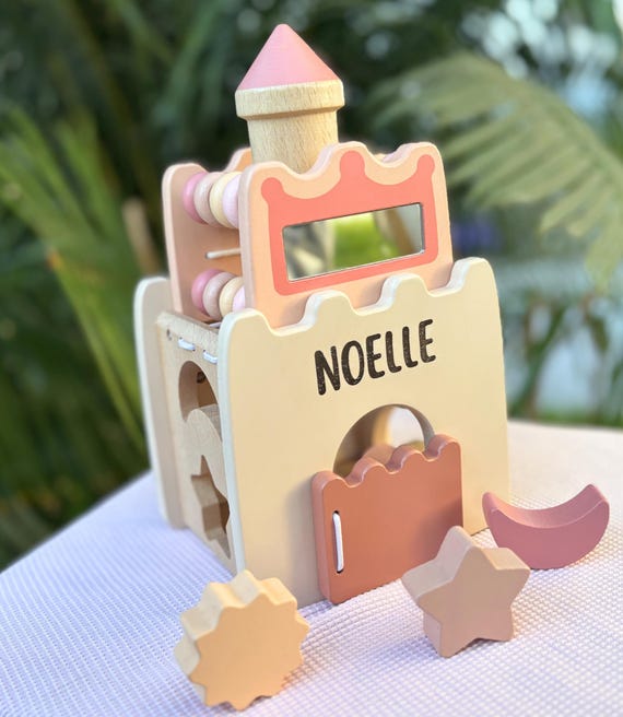 SALE! Girl First Birthday Girl Gift Princess Castle Toy Custom One Year Old 1st Birthday Personalized Engraved Name Toy for Grandaughter