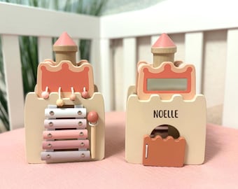 Regalo de princesa personalizado, castillo de princesa, regalo para niña de 1 año, regalo para nieta, regalo para su primer cumpleaños, idea de regalo personalizada.