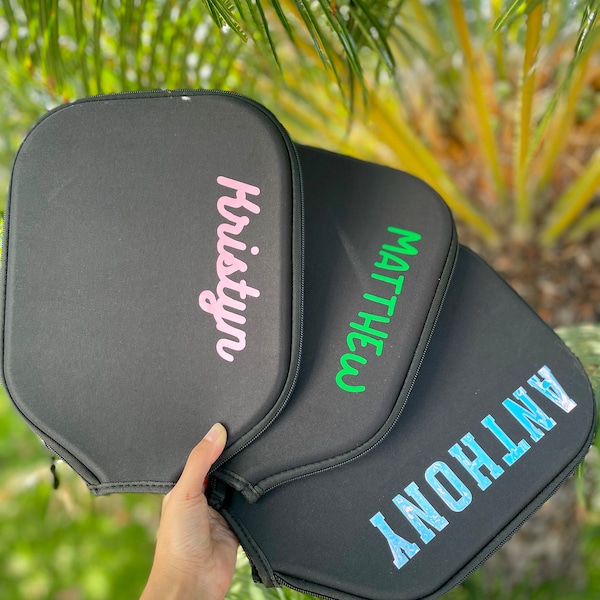 Pickleball Paddle Name Bands Etsy