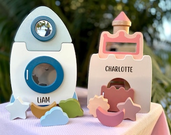 Regalo personalizado para niño de 2 años, regalo de segundo cumpleaños, regalo de segundo cumpleaños grabado para bebé niño, regalo para segundo cumpleaños, regalo personalizado