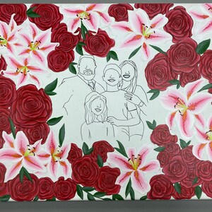 Custom canvas portrait
