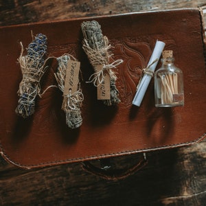 GudaBoo handmade natural incense levander bundle white sage bundle wormwood bundle incense sticks herbal bundle botincal scences image 5