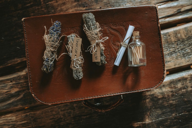 GudaBoo handmade natural incense levander bundle white sage bundle wormwood bundle incense sticks herbal bundle botincal scences image 5