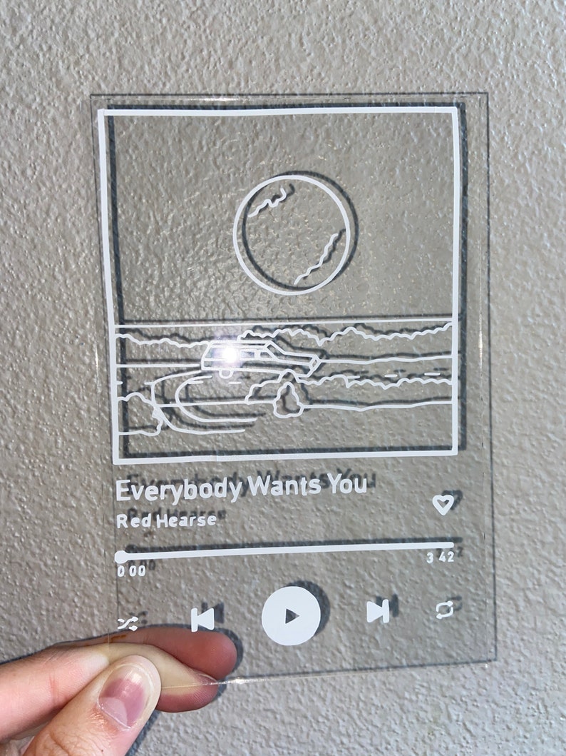 Custom Acrylic Album Cover Etsy