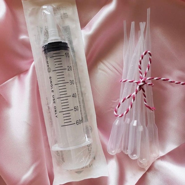 Syringe & Pipette |  Lipgloss Starter Kit | Lipgloss Wholesale | Syringe For Lipgloss