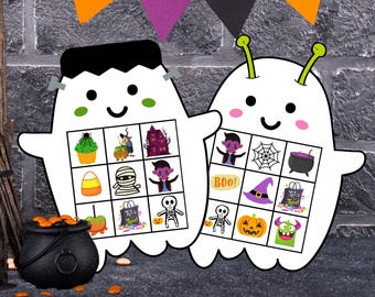 Gioco del bingo di Halloween: attività stampabile per feste per bambini