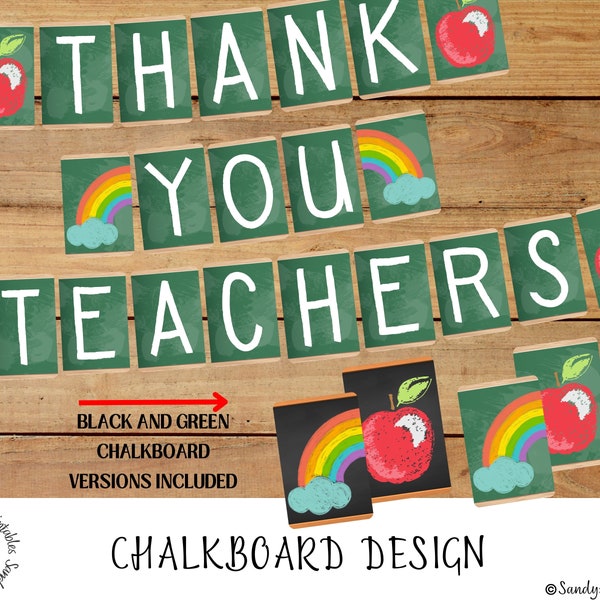 Teacher Appreciation Week Banner Printable, Thank You Teachers Banner, Staff Appreciation, Teacher Appreciation Thank You Sign, Teacher Sign