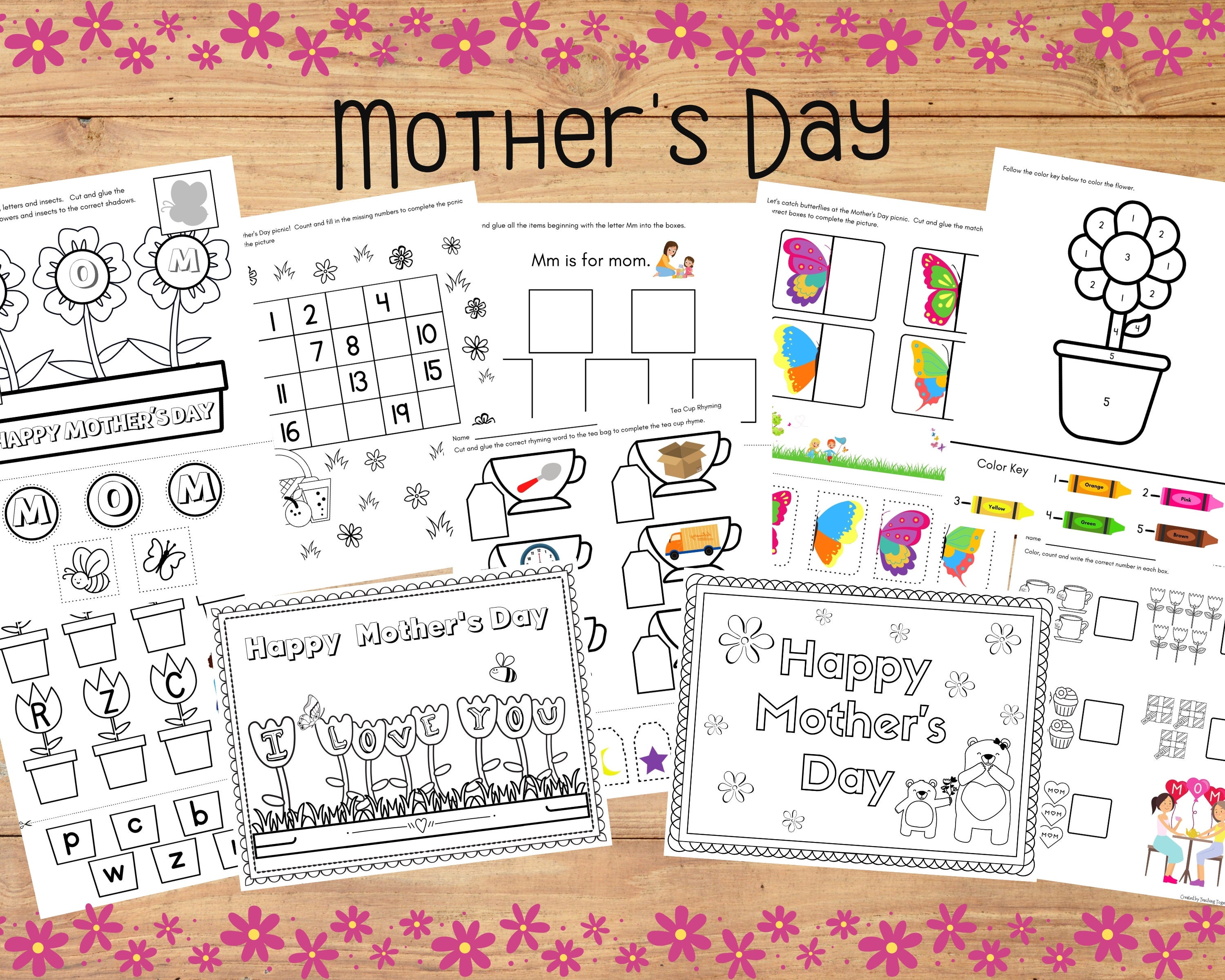 Mother's Day Activities, Mothers Day Coloring Pages, Mother's Day Kids ...