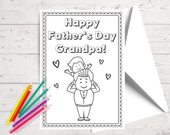 father s day card grandpa card printable father s etsy