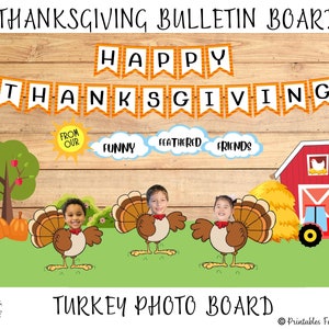 Thanksgiving Bulletin Board, Fall Classroom Decor, Thanksgiving Home Decor, Classroom Thanksgiving Turkey Decorations, Bulletin Board Kit