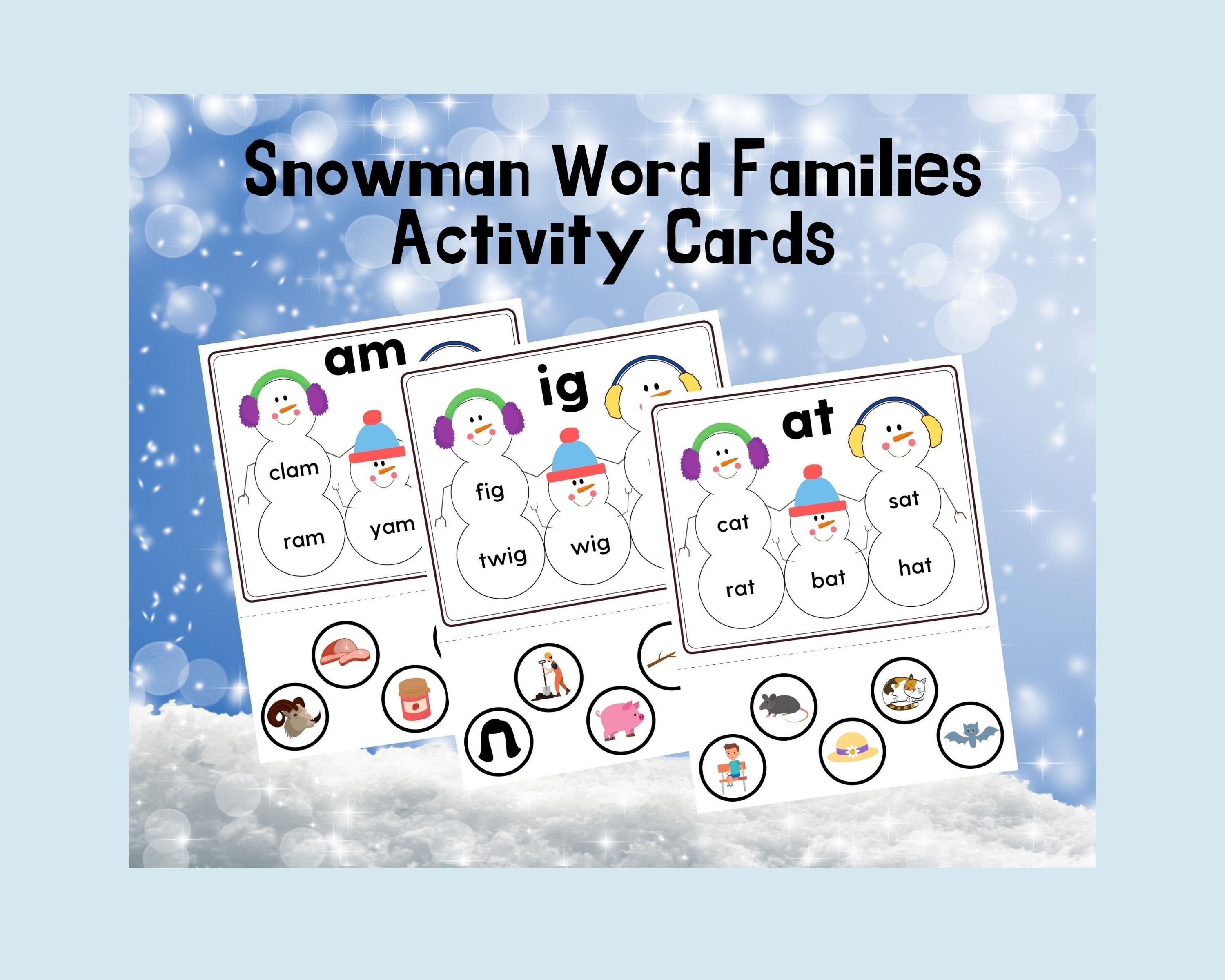 Winter Printables for Preschool and Kindergarten Printable | Etsy