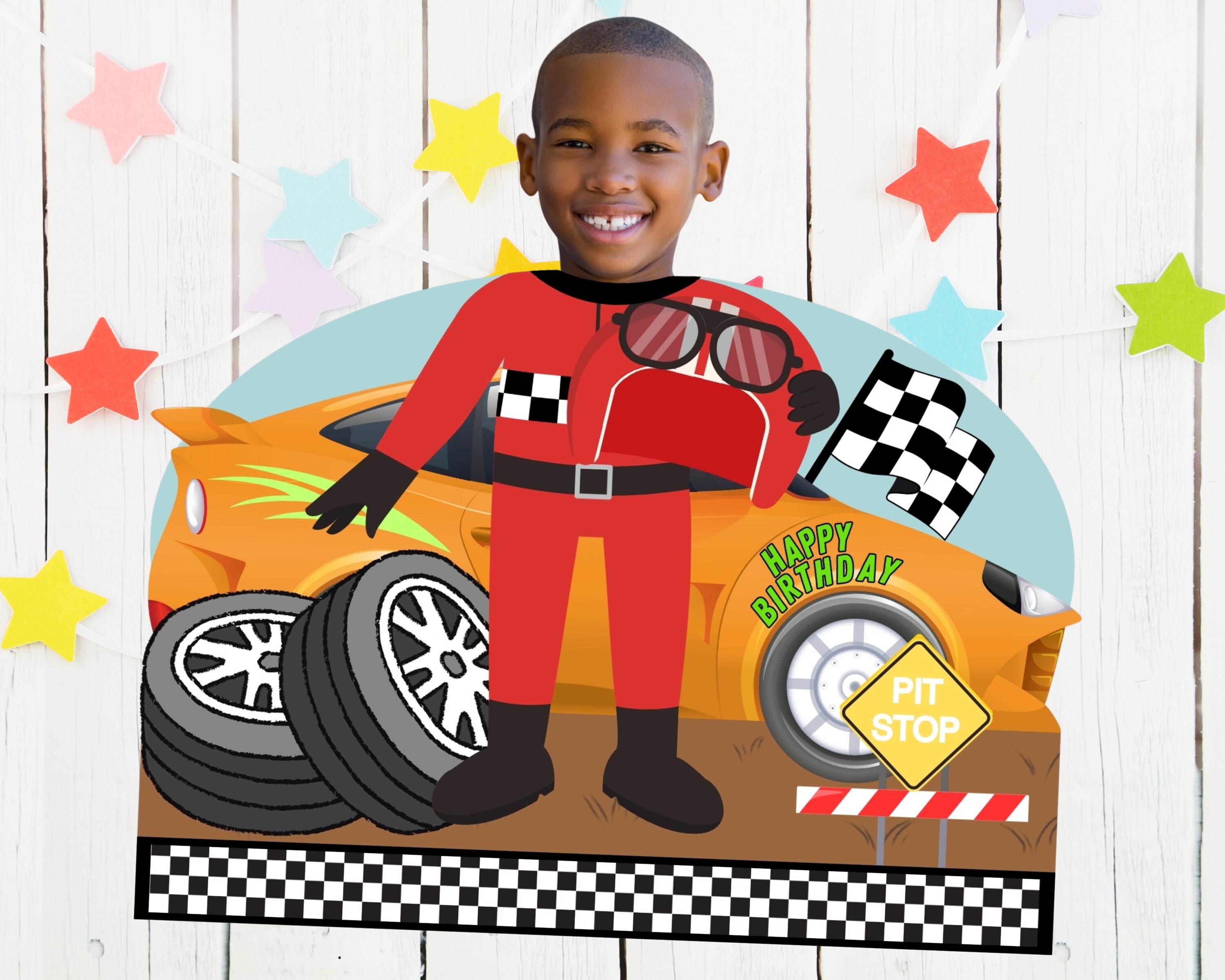 Race Car Birthday Party, Race Car DIY Birthday Decorations, Race Car ...