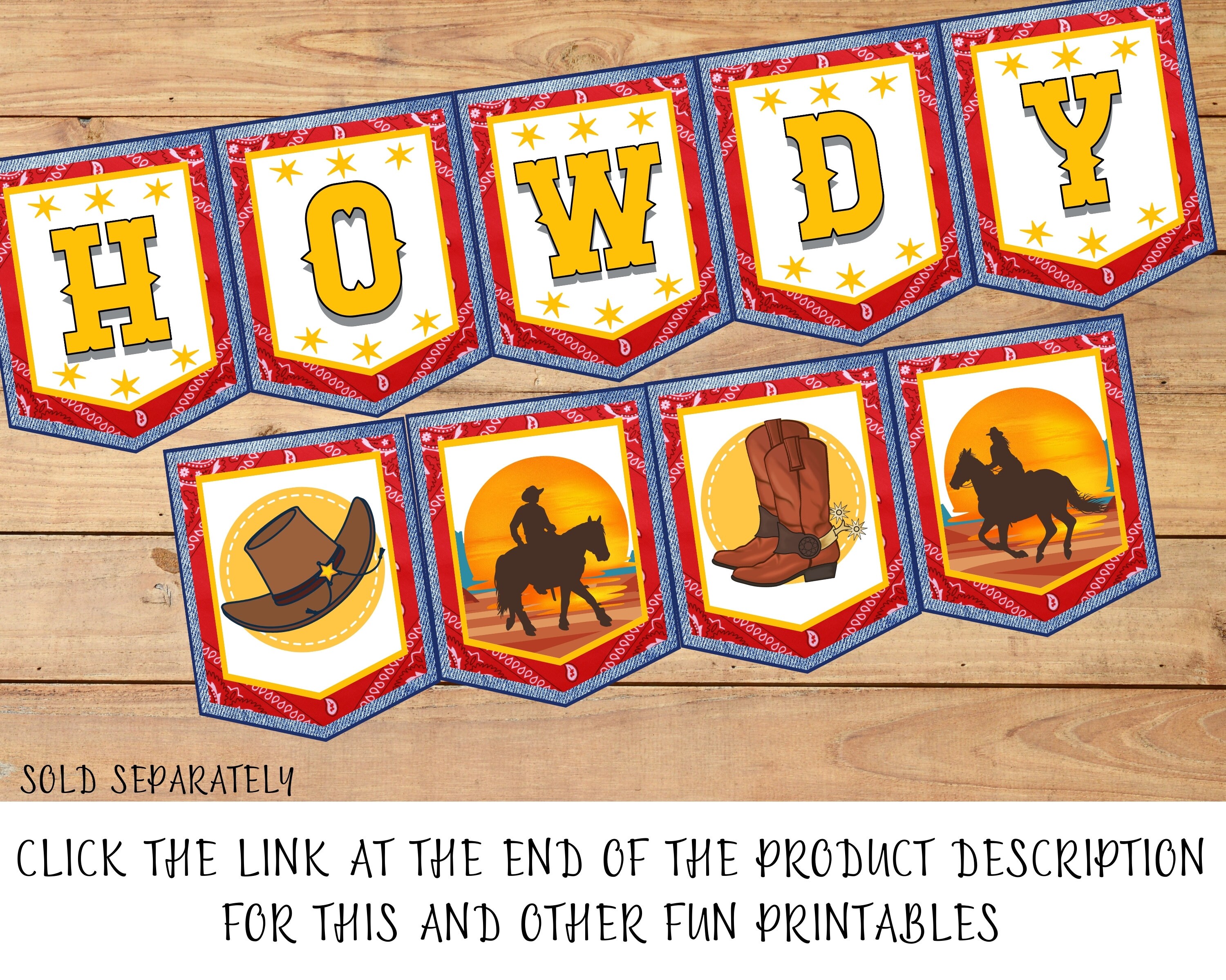 Wild West Bingo Game: Cowboy Cowgirl Birthday Party Printable - Etsy
