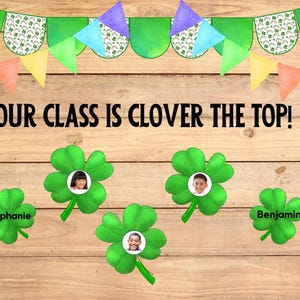 St. Patrick&#39;s Day Bulletin Board, St. Patrick&#39;s Day Banner, March Bulletin Board Kit, Classroom Door Decor, St. Patrick&#39;s Day Decorations
