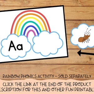 Phonics Activity: Beginning Sounds Letter Learning Printable image 7