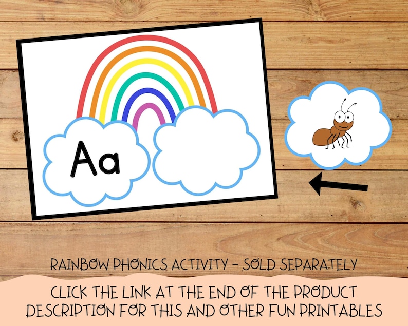 Phonics Activity: Beginning Sounds Letter Learning Printable image 7