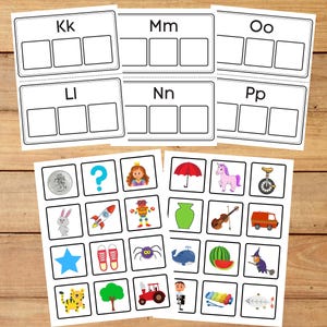 Phonics Activity: Beginning Sounds Letter Learning Printable image 2