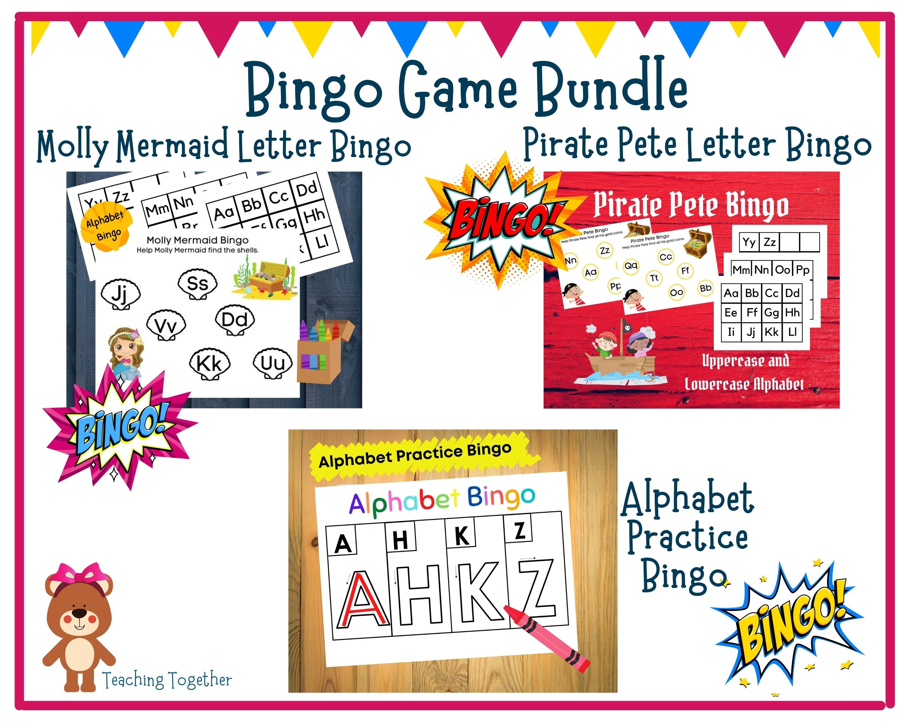 Games for kids Preschool bingo printable games Bingo for Etsy
