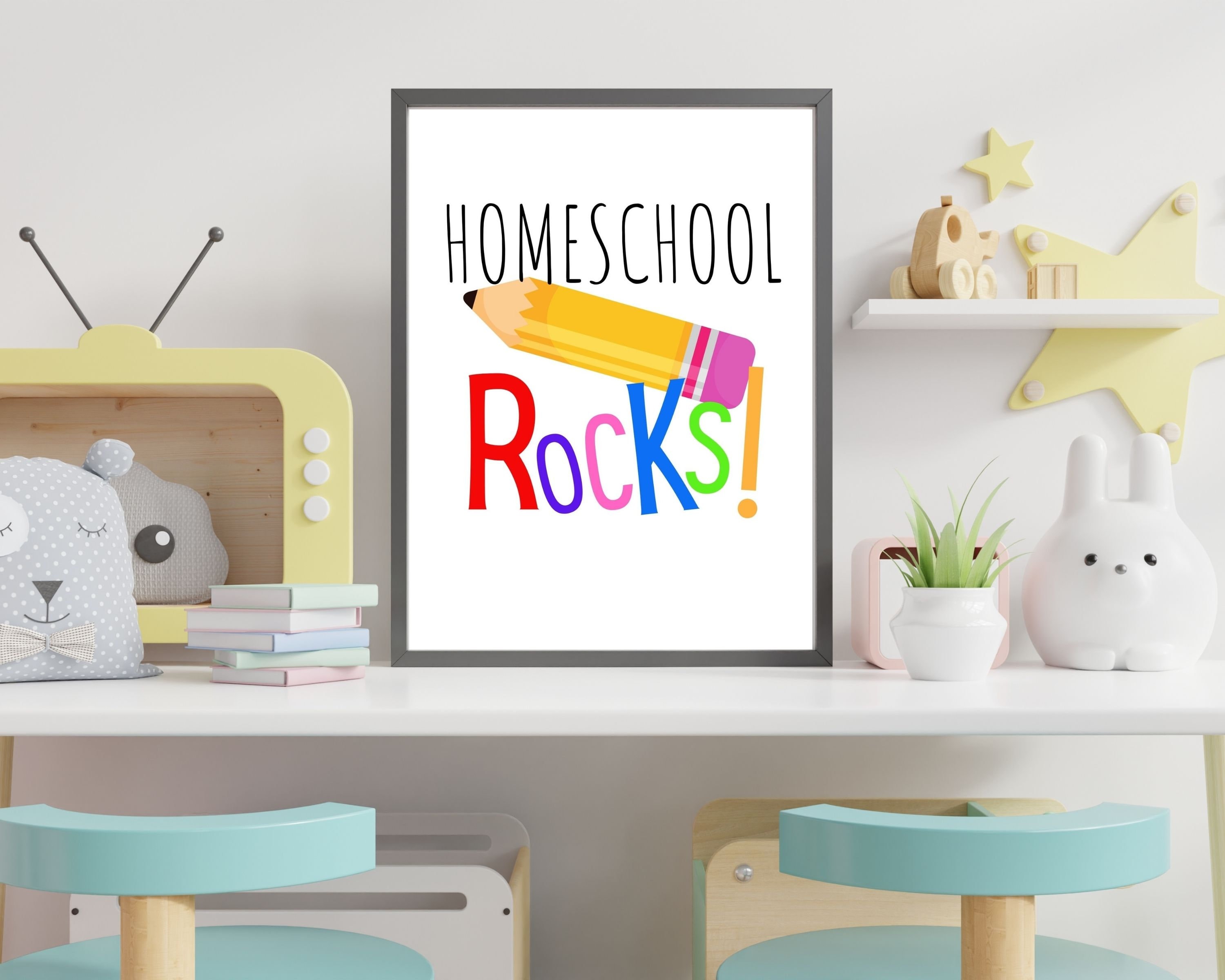 Homeschool printable Homeschool wall decor Preschool Etsy