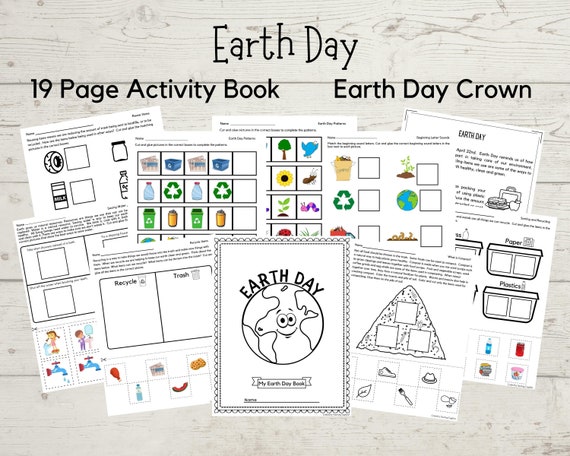 Earth Day Printables Preschool Printable Worksheets