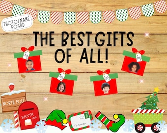 Christmas Bulletin Board Kit: Gifts Theme, Classroom Decor