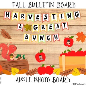Fall Classroom Bulletin Board Kit: Apple Theme Decor