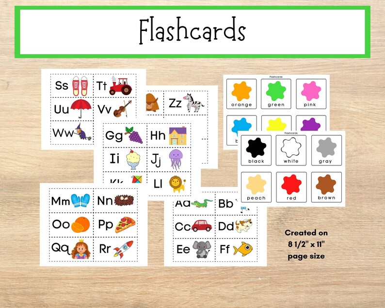 Preschool Phonics Pocket Chart Printable Preschool Etsy