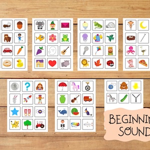 Phonics Activity: Beginning Sounds Letter Learning Printable image 4