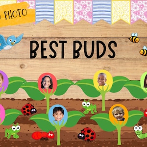 Spring Bulletin Board Kit: Garden Theme Classroom Decor