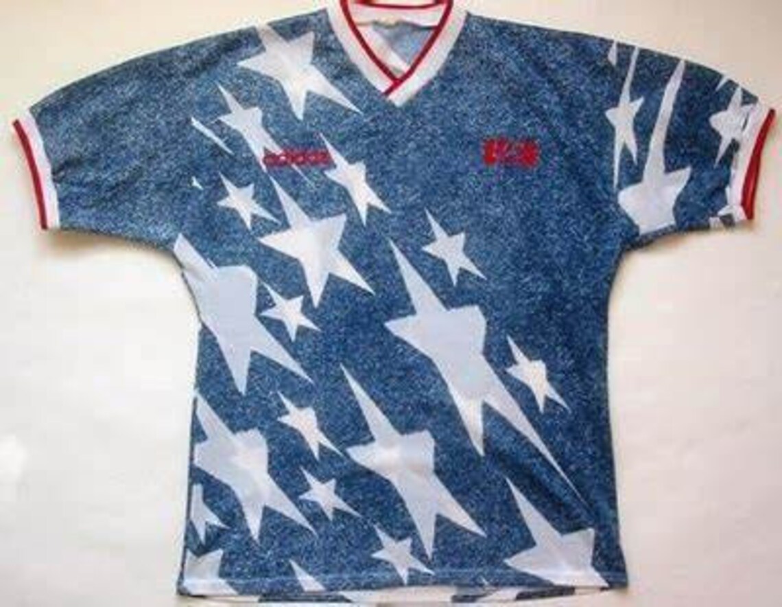 USA Retro Soccer Shirt 1994 World Cup - Etsy