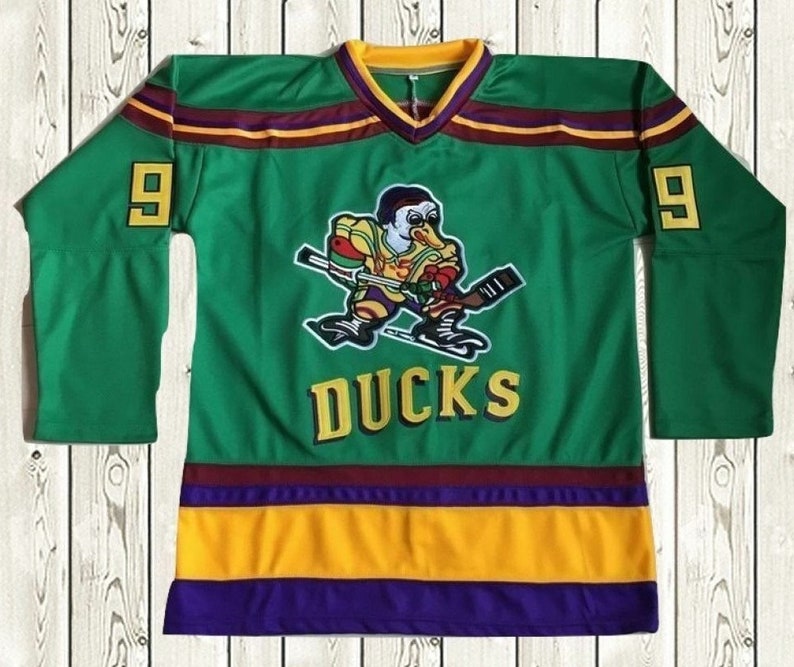 Mighty Ducks Retro Hockey Jersey Banks 99 Etsy