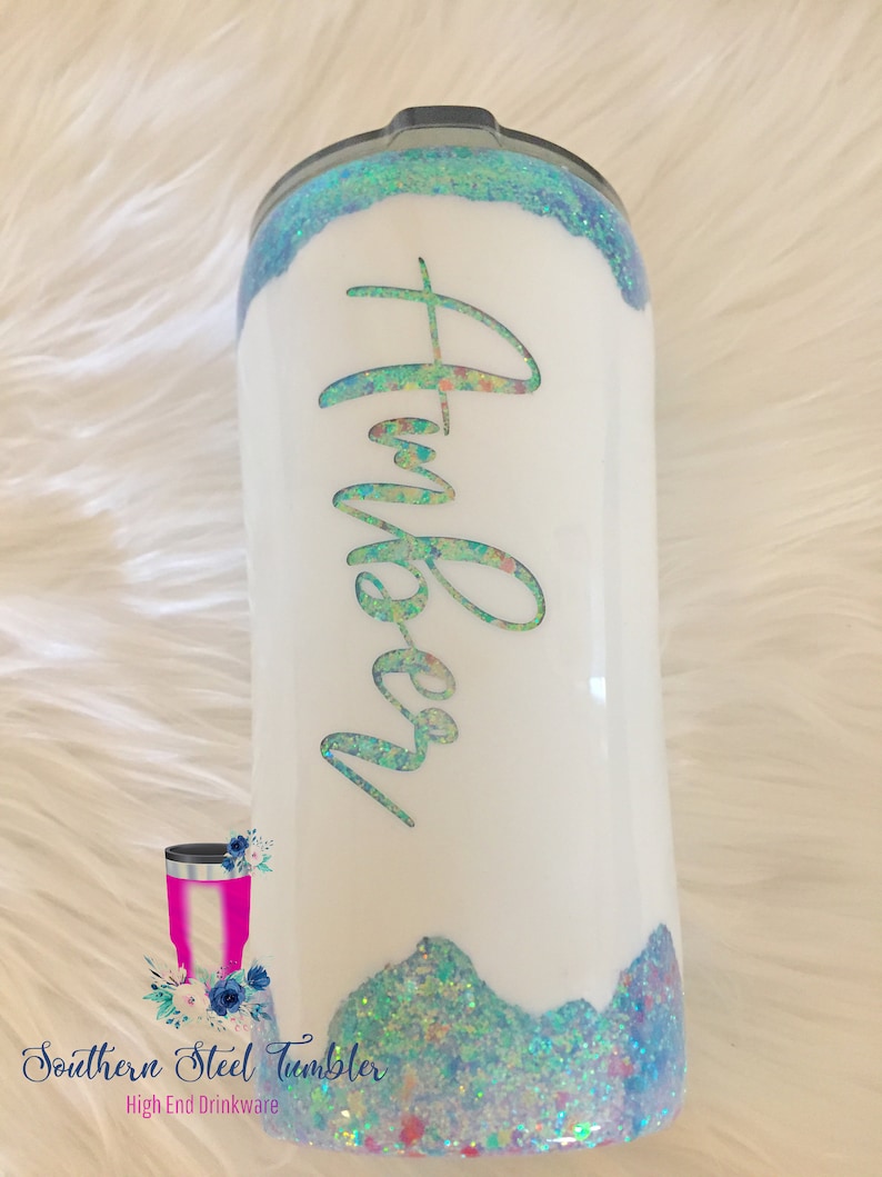 Not all that are lost glitter tumbler geode tumbler home decor hand made custom made