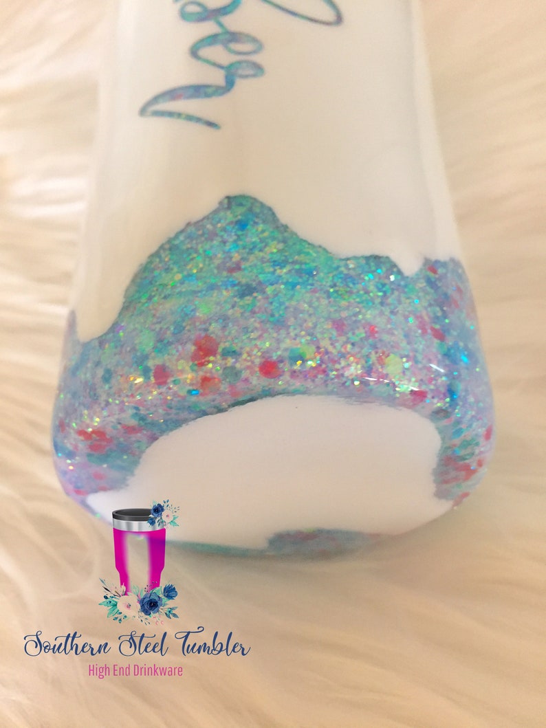 Not all that are lost glitter tumbler geode tumbler home decor hand made custom made