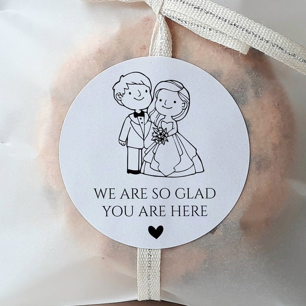 Personalized Round Wedding Favor Stickers, Favour Bag Labels, Party Favor Stickers, Bridal Shower Labels, Candy Box Stickers, Gift Stickers