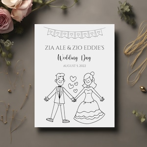 Kinderhochzeits-buch, Kinder Gastgeschenke in loser Schüttung, Kinder Malbuch, Hochzeit Kids Pack, Hochzeit im Herbst, Kinder Aktivitäten Kits für die Hochzeit