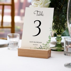 Cartes de numéro de table de mariage, signes de numéro de table, cartes imprimées ou fichier imprimable, numéro de table minimal, décor de table de siège de mariage