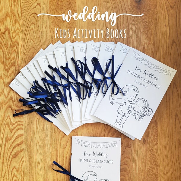 Kinderhochzeits-Buchstaben Buch, Gastgeschenke zur Hochzeit, Ausmalen für Kinder, Ausmalen für Erwachsene, Ausmalbuch für Erwachsene