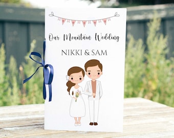 Personalized Kids Wedding Activity Book, Coloring Pack