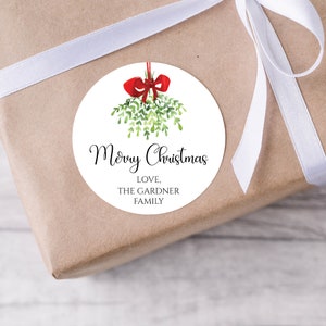 Personalized Christmas Stickers, Holiday Stickers, Christmas Labels, Christmas Gift Stickers, Stocking Stuffer Gift Labels for Family