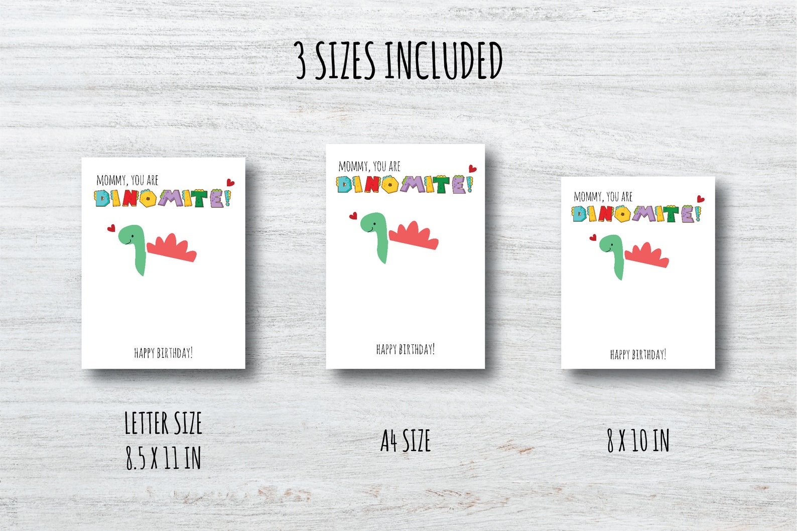 Mom Birthday Dinosaur Handprint Art Craft, Kids Back to School Gift ...