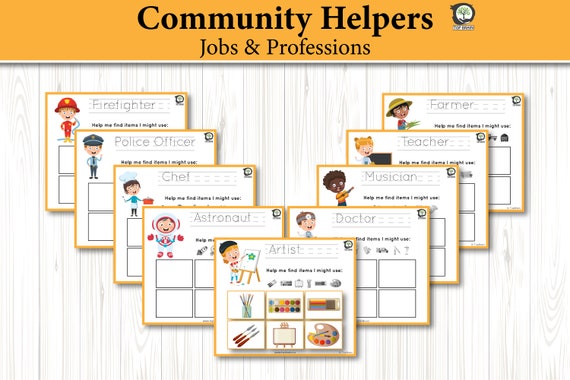 community helpers busy book toddler activities busy binder etsy australia