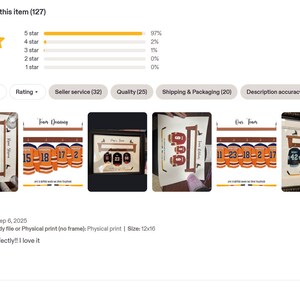 May include: A selection of framed hockey-themed prints. One print shows hockey jerseys with numbers, another displays hockey sticks and jerseys, and a third showcases hockey jerseys with numbers. The prints are designed for sports fans.