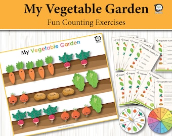 plant harvest garden counting toddler activities preschool etsy