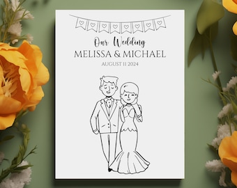 Wedding Coloring Book Kids Wedding Activity Book Custom Coloring Book Wedding Coloring Pages For Kids Wedding Kids Activity Book Printable