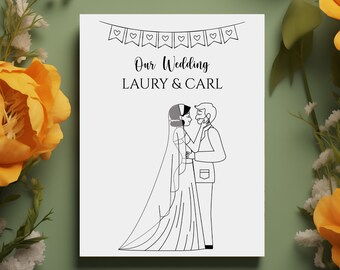 Kids Wedding Activity Book, Kids Wedding Favours in Bulk, Kids Colouring, Wedding Kids Pack, Fall Wedding, Kids Activity Kits for Wedding